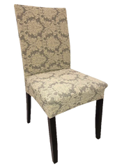 Фото Набор жаккардовых чехлов на стулья без юбки Turkey №14 Бежевый 6 шт