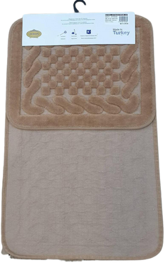 Фото Набор ковриков в ванную 100% Хлопок Cotton Mat Шоколадный