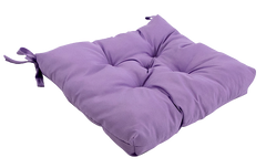 Фото Сиреневая подушка для стула Руно
