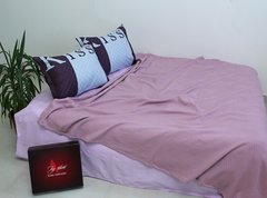 Фото Комплект постельного белья ТМ Tag Pike Kiss с Вафельным Пике Лиловый NP-25