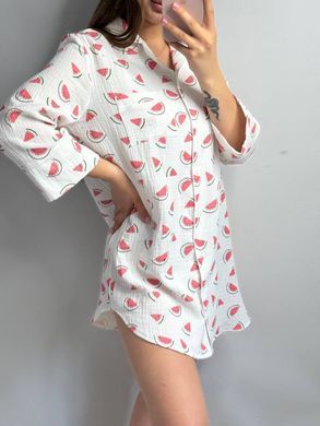 Фото Жіноча Муслінова Сорочка - Халатик Кавун 165/24 165/24к