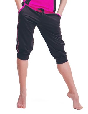 Фото Спортивные женские капри Znakke с розовым поясом
