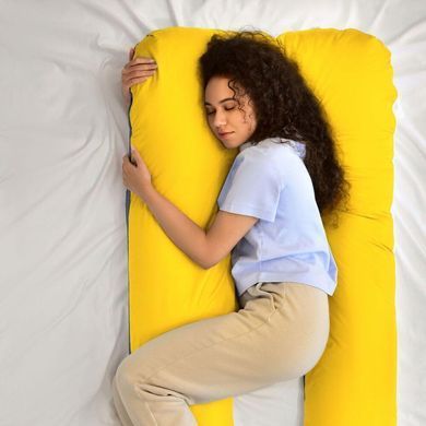 Фото Наволочка на подушку для беременных Ideia Comfortable U-Shaped Жовтий-Джинс