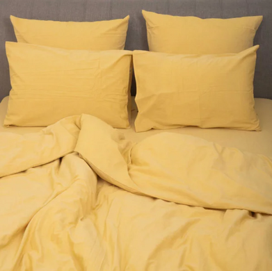 Фото Комплект постільної білизни Viluta Варена Бавовна Tiare Wash 56 Жовтий