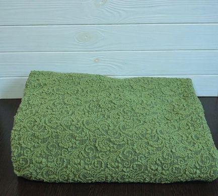 Фото Жакардовий чохол для кутового дивана Без Спідниці Вензель Зелений