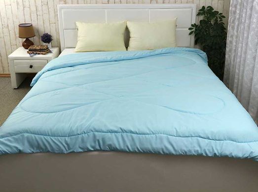 Фото Набор - силиконовое одеяло + подушки Руно Голубой
