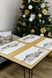 Фото №4 з 12 товару Скатертина новорічна гобеленова з велюром Прованс Зимове Місто