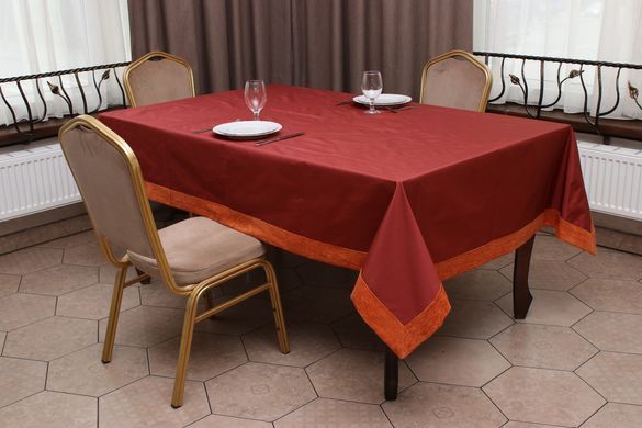 Фото Тафтова скатертина Carmen з шеніловим кантом 33032