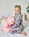 Фото №4 из 6 товара Детская махровая пижама Кингуруми Welsoft Серо Синяя 9000