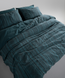 Фото №4 з 11 товару Комплект постільної білизни Limasso Stonewashed Coastal Trio Dark Green