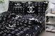 Фото №2 з 5 товару Тепла велюрова постільна білизна TAG Велсофт Чорний Шарм VL-SF32 Шанель Моніка Моника Epico Crown