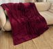 Фото №4 з 4 товару Плед Wellsoft флісовий Love You Однотонний Бордо 8197