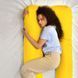 Фото №6 из 6 товара Наволочка на подушку для беременных Ideia Comfortable U-Shaped Жовтий-Джинс