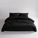 Фото №1 из 7 товара Постельное белье Limasso Stonewashed Black Вареный Хлопок