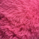 Фото №3 из 3 товара Меховое плед-покрывало Травка Ярко-Розовый