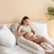 Фото №9 из 10 товара Мультифункциональная подушка для беременных Ideia Comfortable U-Shaped Серая-Светло/серая