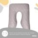 Фото №4 из 10 товара Мультифункциональная подушка для беременных Ideia Comfortable U-Shaped Серая-Светло/серая