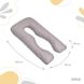 Фото №1 з 10 товару Мультифункціональна подушка для вагітних Ideia Comfortable U-Shaped Сіра/Світло-сіра