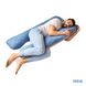 Фото №6 из 10 товара Мультифункциональная подушка для беременных Ideia Comfortable U-Shaped Серая-Светло/серая