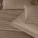 Фото №3 з 8 товару Постільна білизна Altinbasak Sateen Stripe Always Core Сатин Страйп Бежевий 40469