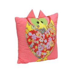 Фото Декоративна подушка Owl Руно Силіконові Кульки у Сатині