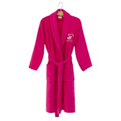 Фото Махровий халат Beverly Hills Polo Club Бавовна 355BHP1709 Pink Рожевий