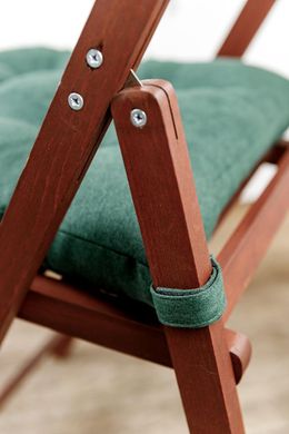 Фото Подушка декоративна для стільця на липучках Прованс Luis Смрагдова