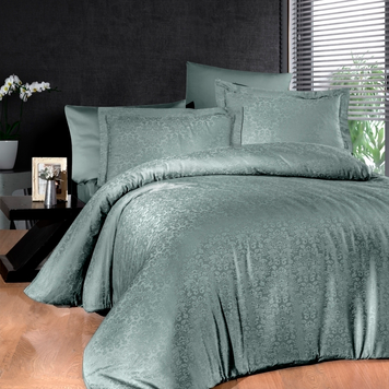 Фото Постельное белье Misra Moonmist Jacquard Satin Dark First Choice Сатин Жаккард