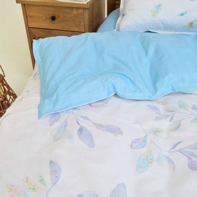 Фото Комплект постельного белья Viluta Tiare Сатин Люкс №111 Голубой