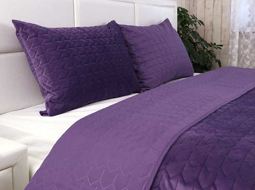 Фото Велюровий чохол на подушку Руно Velour Violet​ Фіолетовий
