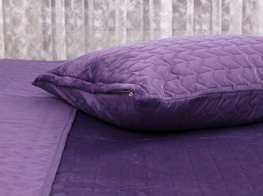 Фото Велюровый чехол на подушку Руно Velour Violet​​​​​​​ Фиолетовый