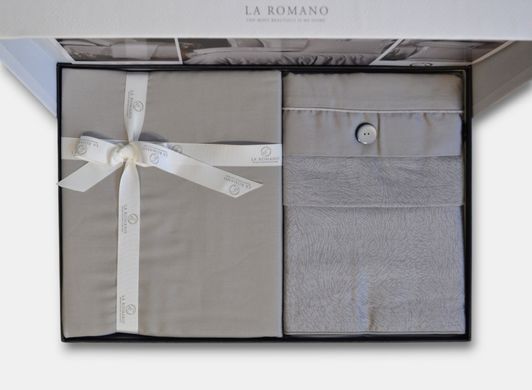 Фото Постельное белье La Romano Silk Satin Myron Ash