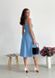 Фото №3 з 5 товару Жіноча бавовняна сукня на гудзиках Прованс Блакитна