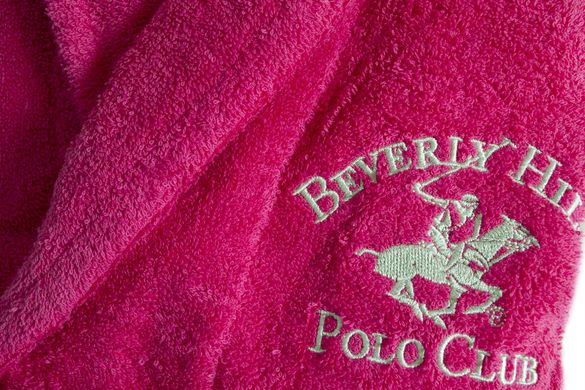 Фото Махровый халат Beverly Hills Polo Club Хлопок 355BHP1709 Pink Розовый