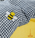 Фото №2 из 2 товара Комплект постельного белья Love You Bees Black-Yellow Vip Сатин Лайт  tl 190714