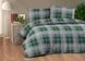 Фото №1 из 2 товара Комплект постельного белья Фланель Cotton Collection Kare Cizgi Green