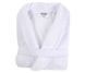 Фото №2 з 3 товару Махровий довгий халат Soft Collection Велюр V1 100% Бавовна Білий