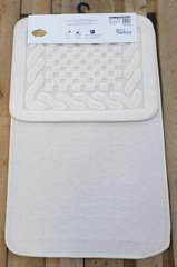 Фото Набір килимків у ванну 100% Бавовна Cotton Mat Кремовий