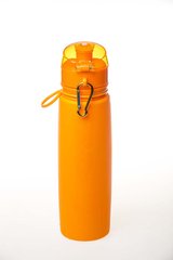 Фото Бутылка силиконовая Tramp 700мл, оранжевая