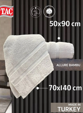 Фото Полотенце Tac Allure Bambu Бамбук Кремовое