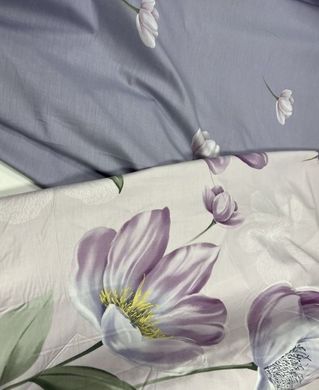 Фото Комплект постільної білизни ТМ TAG Сатин 100% Бавовна Весняний Прованс S546