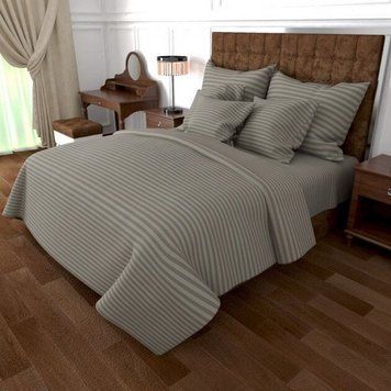 Фото Комплект постельного белья Grey Stripe Selena Бязь Люкс 100720