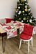 Фото №4 з 6 товару Подушка декоративна кругла для стільця Прованс Merry Christmas Червона