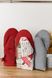 Фото №5 з 6 товару Кухонна рукавиця-прихватка для гарячого Прованс Merry Christmas Червона