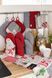 Фото №4 з 6 товару Кухонна рукавиця-прихватка для гарячого Прованс Merry Christmas Червона 031461
