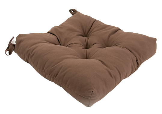 Фото Коричневая подушка для стула Руно