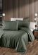 Фото №1 з 6 товару Постільна білизна First Choice Сатин Люкс 100% Бавовна Timeless Dark Green m018277