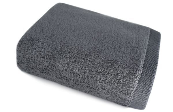 Фото Полотенце махровое 100% Хлопок 550 г/м&sup2; Lotus Отель Premium Microcotton Antrasit Темно-серое