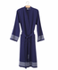 Фото №5 з 7 товару Жіночий бавовняний халат 100% Бавовна Buldans Sera Navy Синій