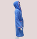 Фото №1 з 3 товару Підлітковий махровий халат с каптуром Welsoft Zeron Блакитний